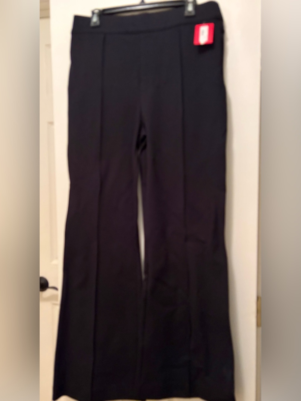 SPANX Black Boot-Cut Flare Pants